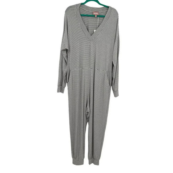 Show‎ Me Your Mumu Jules Jumpsuit Stripe by the Sea Size Medium - Picture 2 of 13